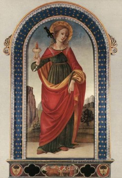  Filipp Pintura - Santa Lucía Cristiana Filippino Lippi